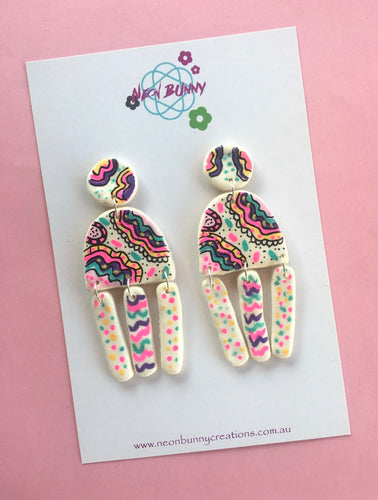 Rainbow jellyfish dangles