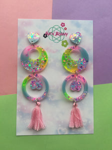 Infinity Daisy Blossom Dangles