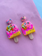 Load image into Gallery viewer, Mango strawberry stud popsicle