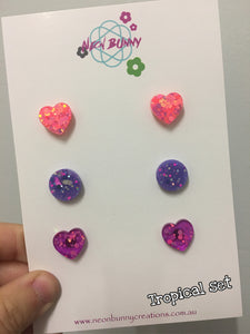 Glitter Ear Studs