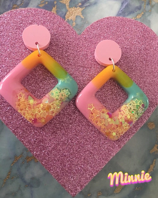Pink Minnie Earrings