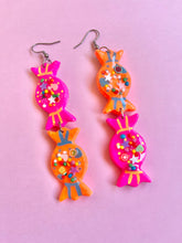 Load image into Gallery viewer, Tutti frutti passion punch bon bon dangles