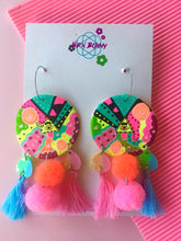 Load image into Gallery viewer, Third Eye Enchanted Garden Statement Dangles