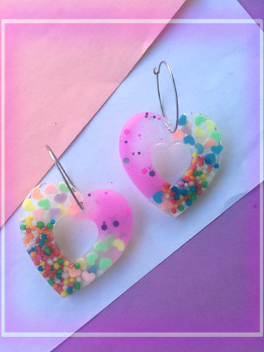 Candy Heart Earrings