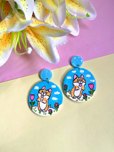 Cloud nine corgi dangles