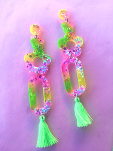 Infinity Daisy Blossom Dangles