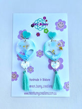 Load image into Gallery viewer, Celestial lagoon tassel dangles
