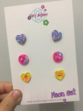 Load image into Gallery viewer, Glitter Ear Studs