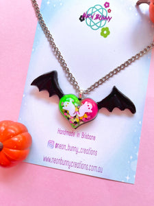 Casper the friendly bat necklace