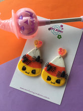 Load image into Gallery viewer, Halloween Candy Dangles Cookie Earrings