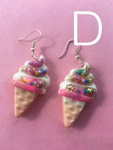 Load image into Gallery viewer, Sweet icecream earrings