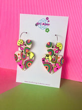 Load image into Gallery viewer, Rainbow Clay Dangles With Tassels