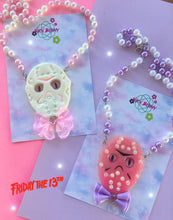 Load image into Gallery viewer, Friday the 13th Statement Necklace Jason Vorhees