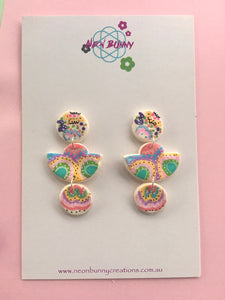 Spotty Paradise Dangles