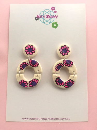 Pinkie Blossom Dangles