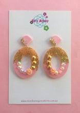 Load image into Gallery viewer, Pink Champagne Dangles