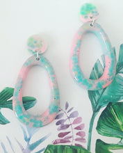 Load image into Gallery viewer, Pink Jungle Earrings