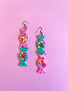 Tutti frutti bubblegum pastel bon bon dangles