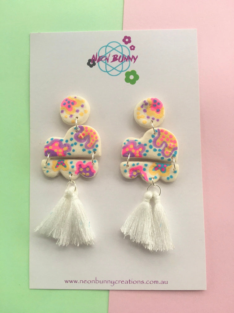 Rainbow Cloud Dangles