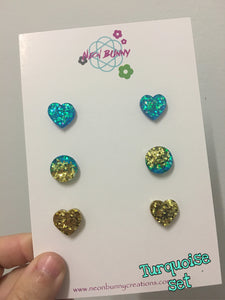 Glitter Ear Studs