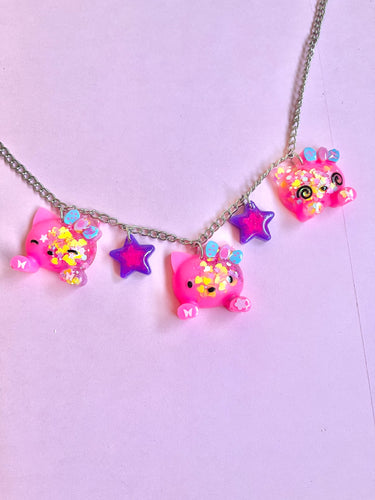 Hello kitty statement necklace