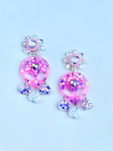 Load image into Gallery viewer, Celestial Alien Queen Statement Dangles