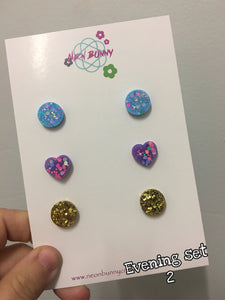 Glitter Ear Studs