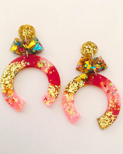 Pink Blossom Earrings