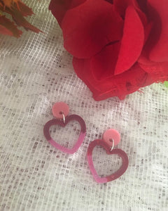 Mini Heart Dangle Earrings