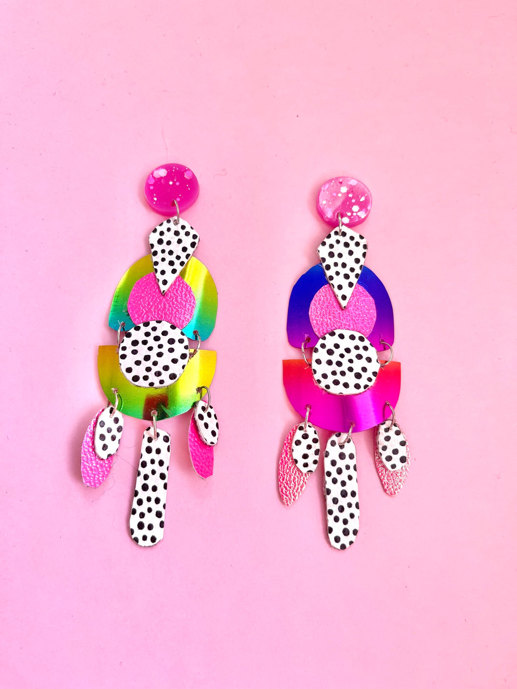 Sunrise geometric drop dangles