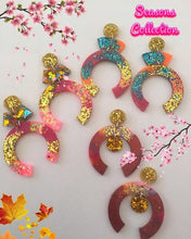 Load image into Gallery viewer, Orange Blossom Earrings