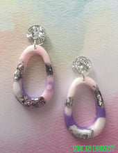 Load image into Gallery viewer, Lavender Dream Dangle Earrings
