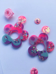 Flower Power Dangle Earrings