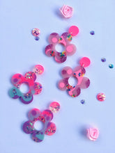 Load image into Gallery viewer, Flower Power Dangle Earrings