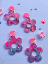 Load image into Gallery viewer, Flower Power Candy Earrings