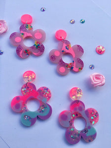 Flower Power Candy Earrings