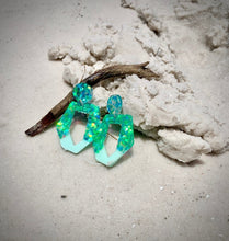 Load image into Gallery viewer, Mermaid Sparkle Earrings